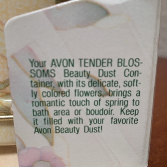 🔹Vintage..Avon Tender Blossoms Beauty Dust Container.. - Picture 5 of 6